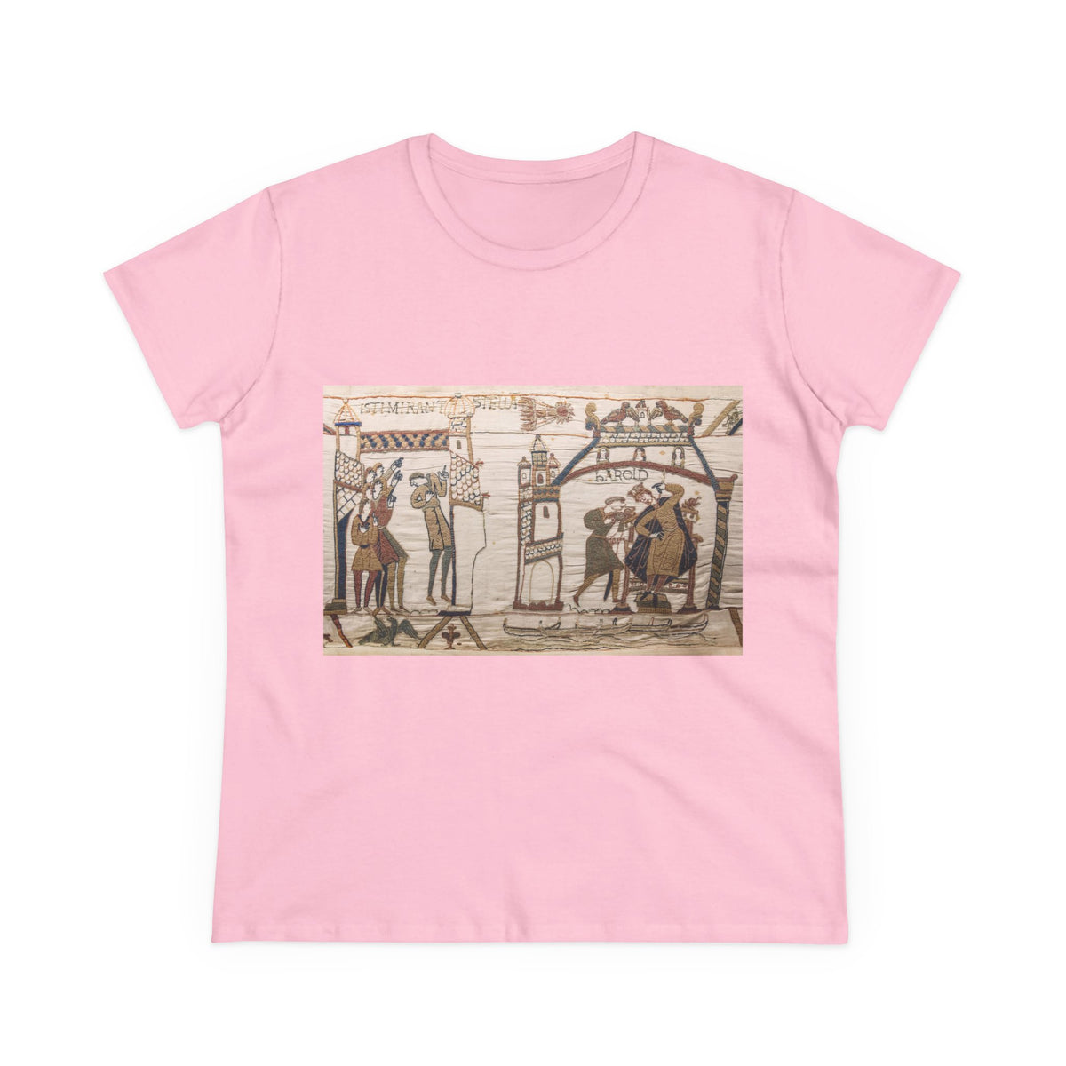 Vintage Bayeux Tapestry 32-33 Comet Halley Harold T-Shirt