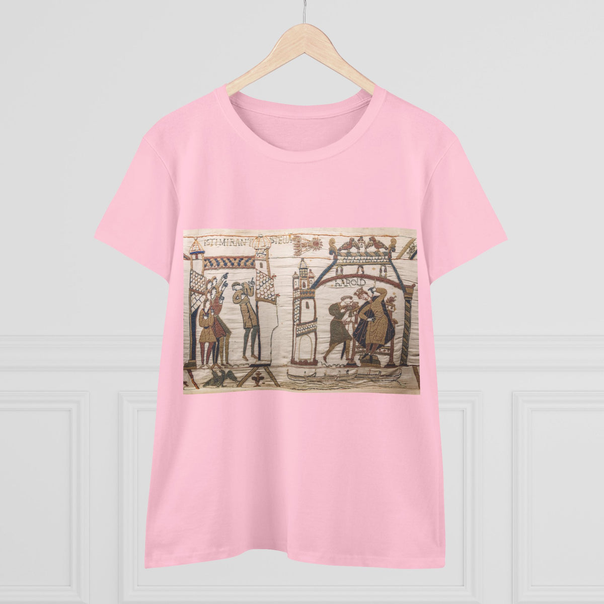 Vintage Bayeux Tapestry 32-33 Comet Halley Harold T-Shirt