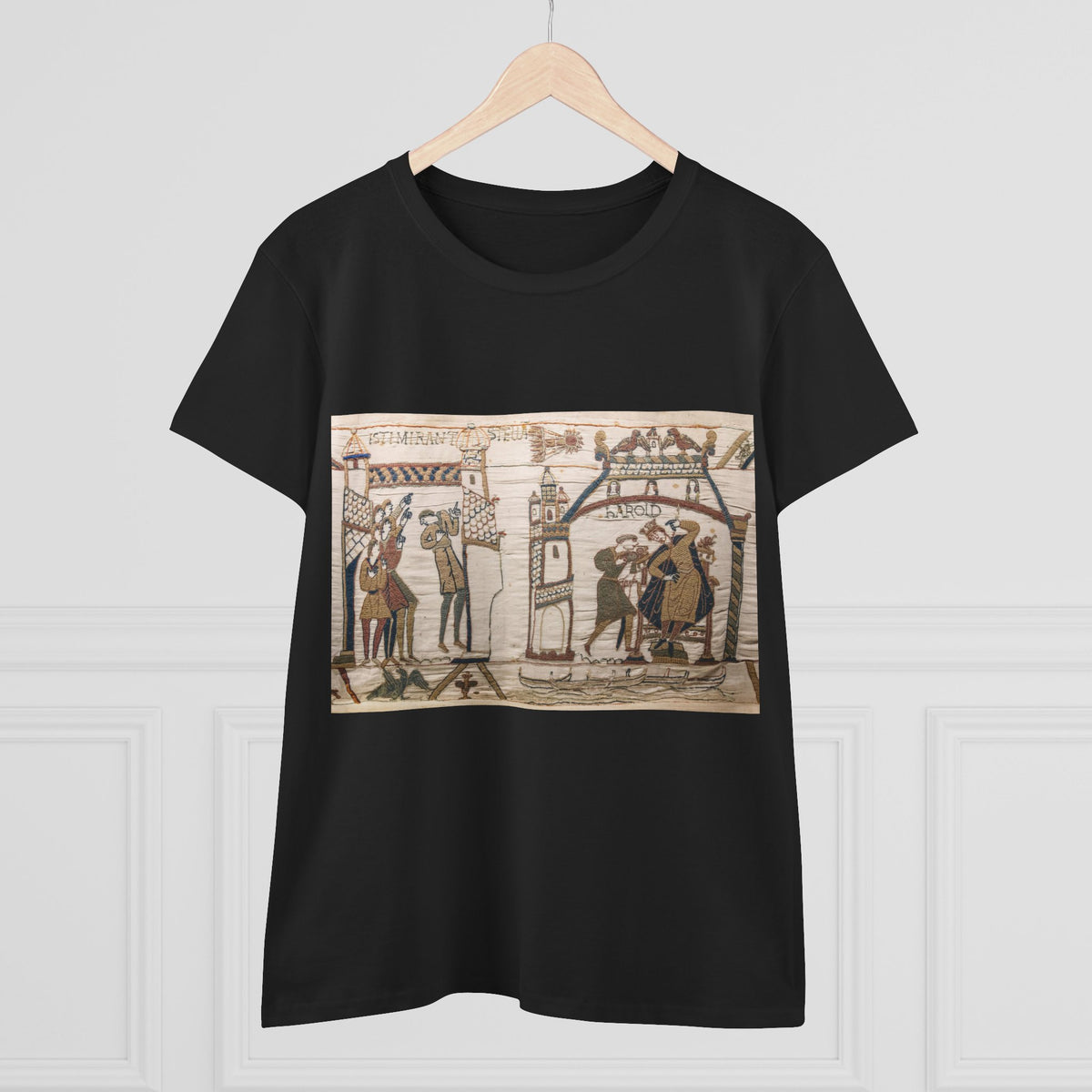 Vintage Bayeux Tapestry 32-33 Comet Halley Harold T-Shirt