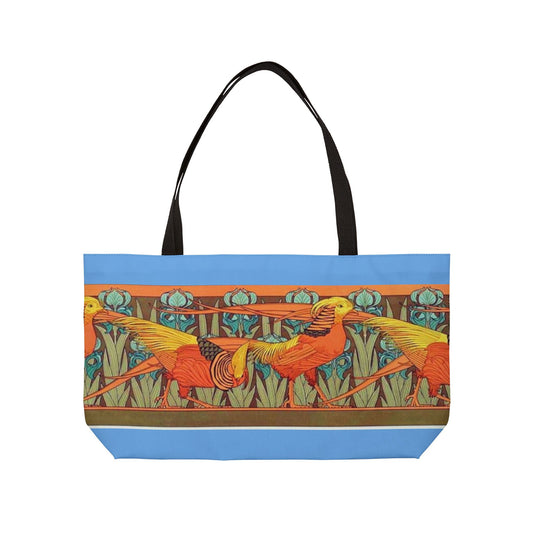 Weekender Tote Bag — Colorful Pheasants Travel Bag
