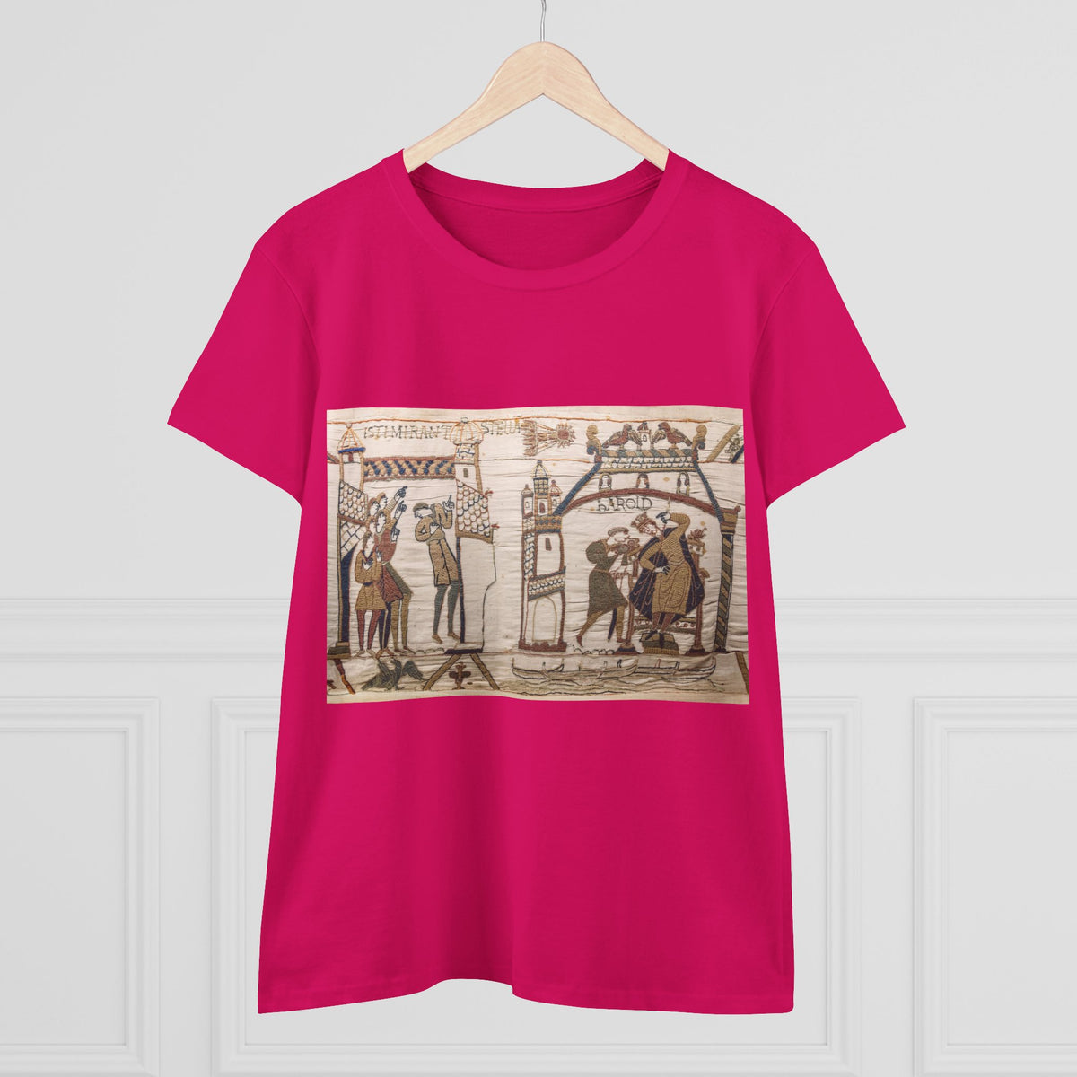 Vintage Bayeux Tapestry 32-33 Comet Halley Harold T-Shirt
