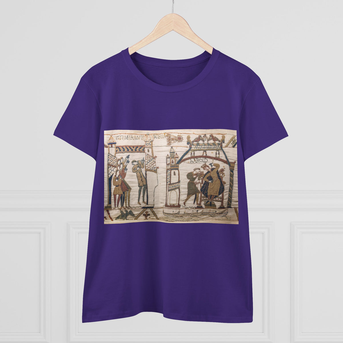 Vintage Bayeux Tapestry 32-33 Comet Halley Harold T-Shirt