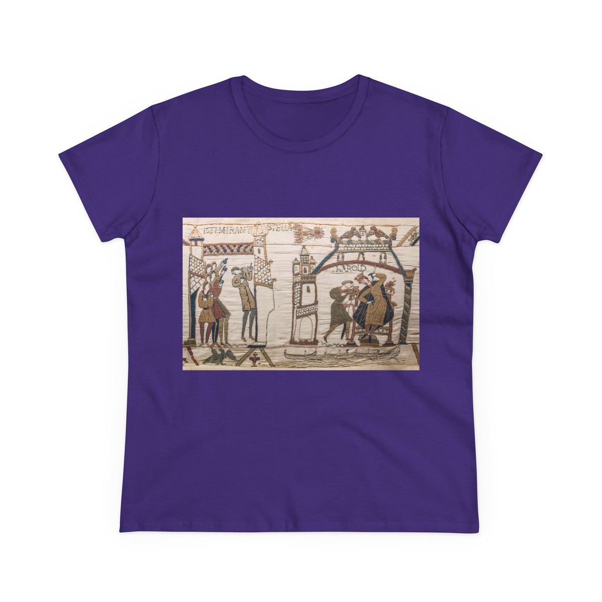 Vintage Bayeux Tapestry 32-33 Comet Halley Harold T-Shirt