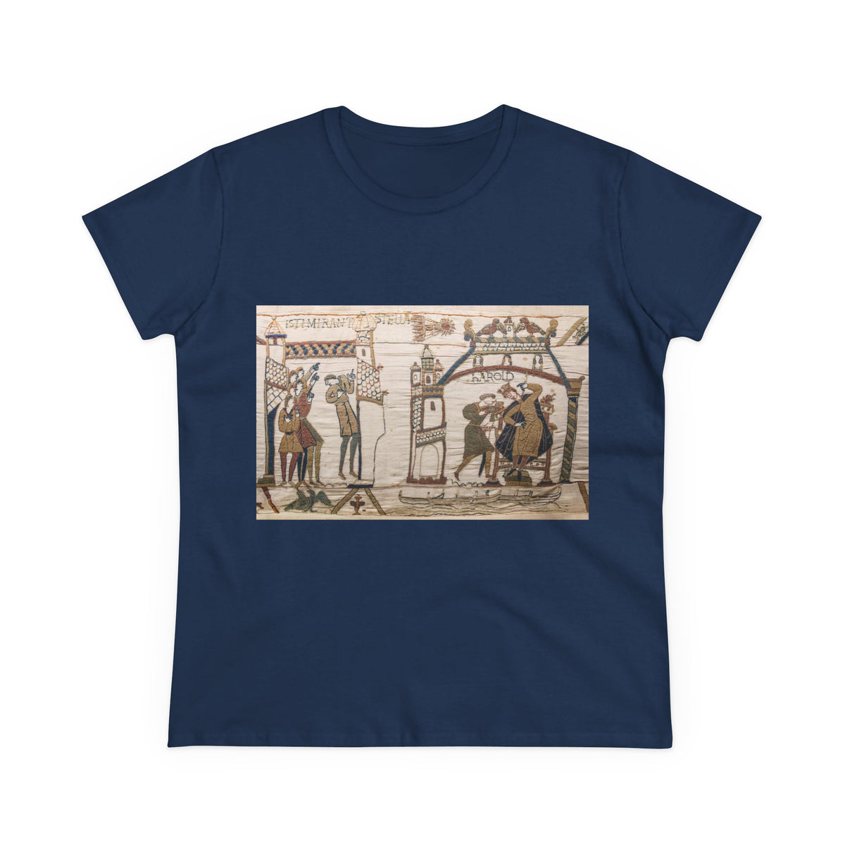 Vintage Bayeux Tapestry 32-33 Comet Halley Harold T-Shirt