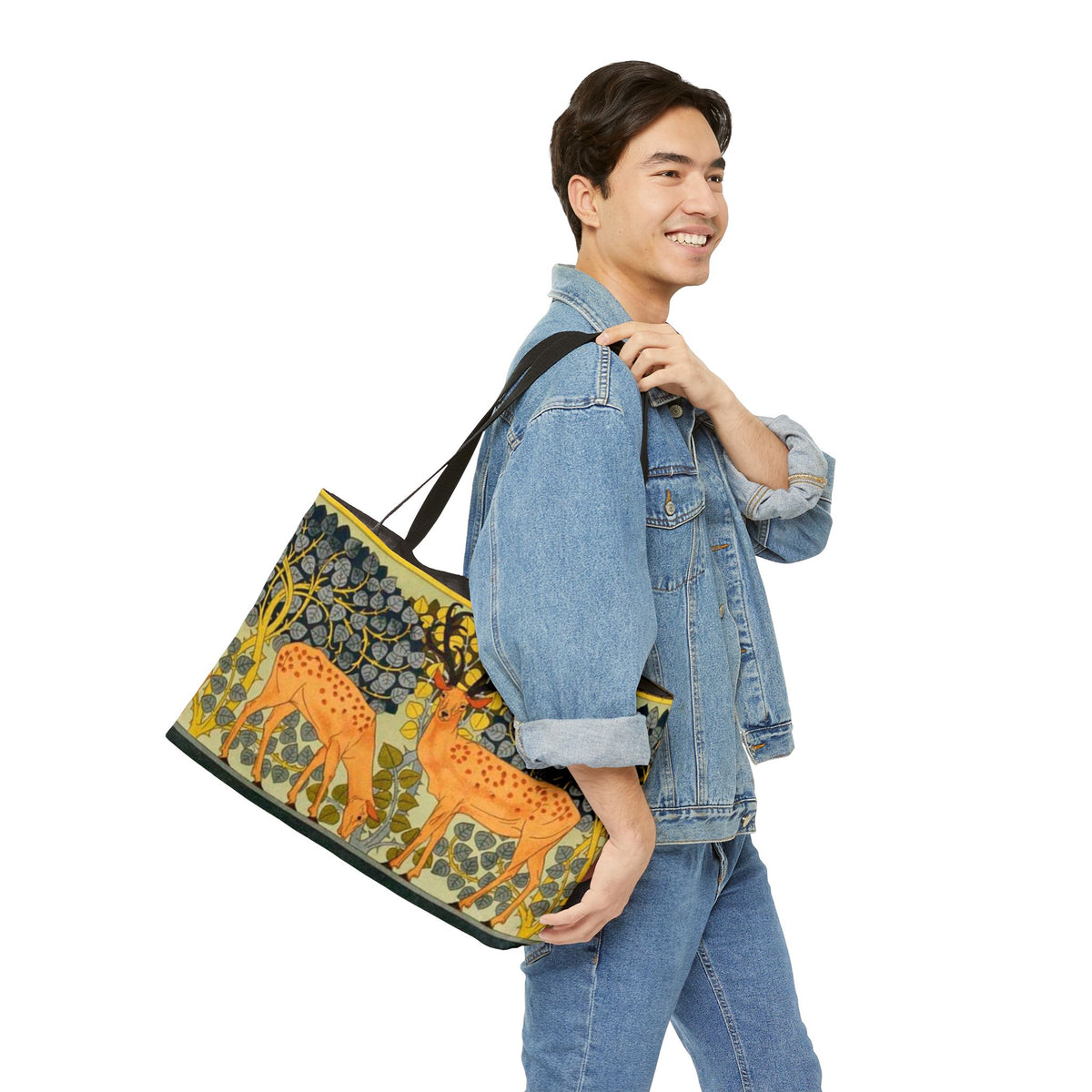 Weekender Tote Bag —  Woodland Deer Print Travel Tote