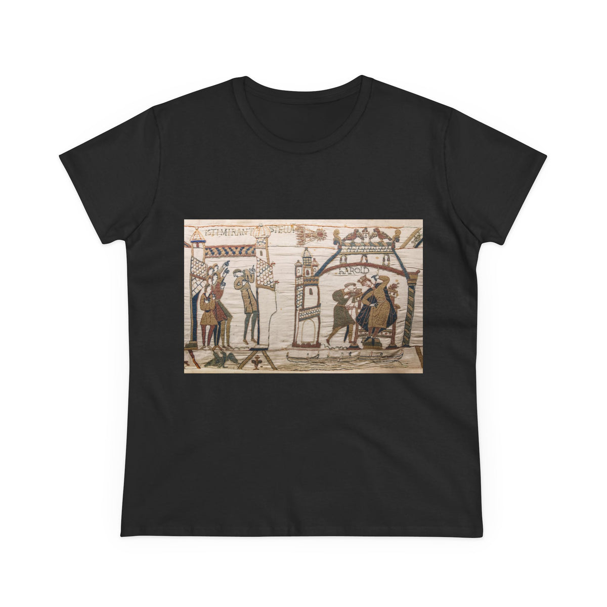 Vintage Bayeux Tapestry 32-33 Comet Halley Harold T-Shirt