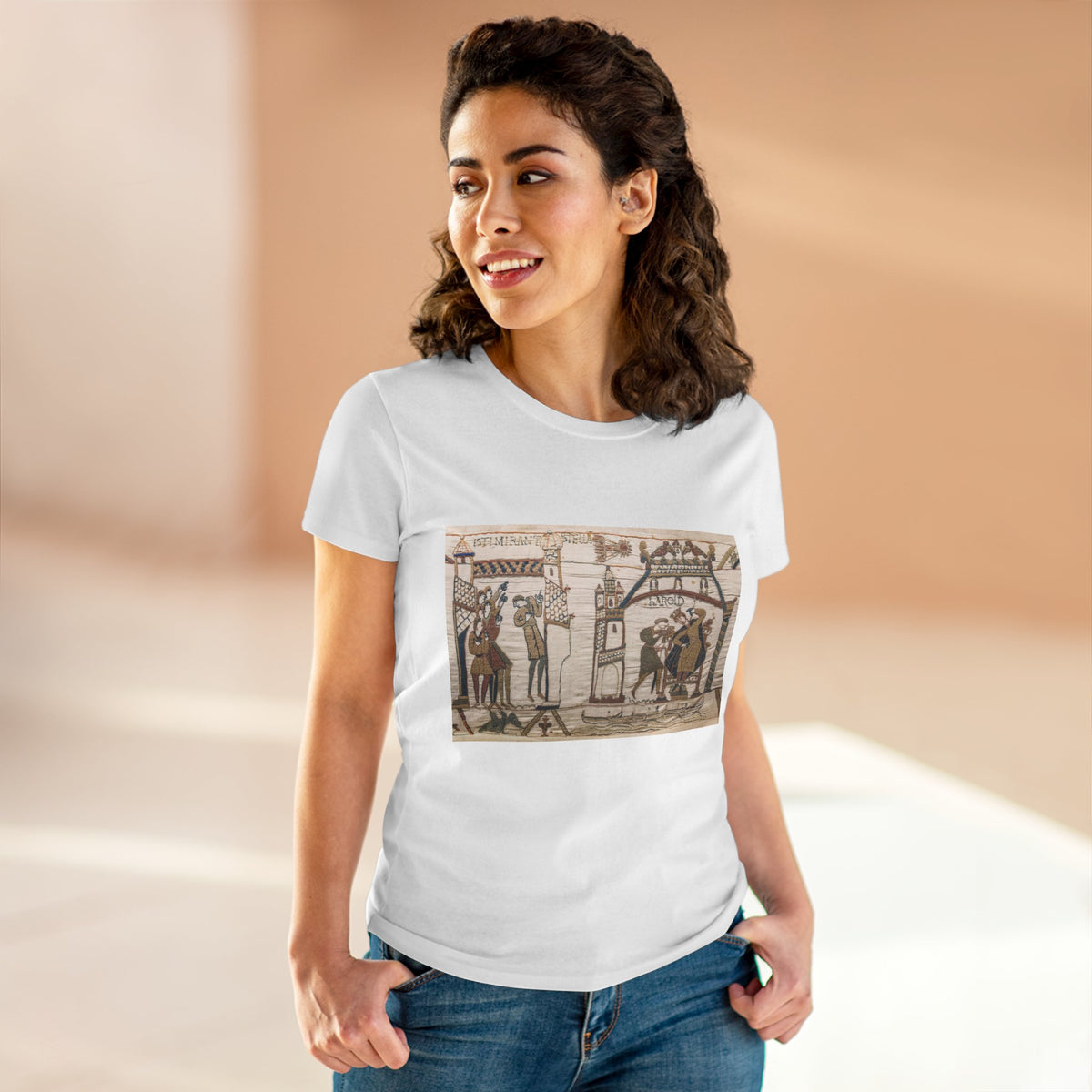 Vintage Bayeux Tapestry 32-33 Comet Halley Harold T-Shirt
