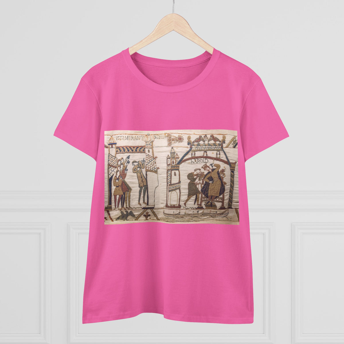 Vintage Bayeux Tapestry 32-33 Comet Halley Harold T-Shirt
