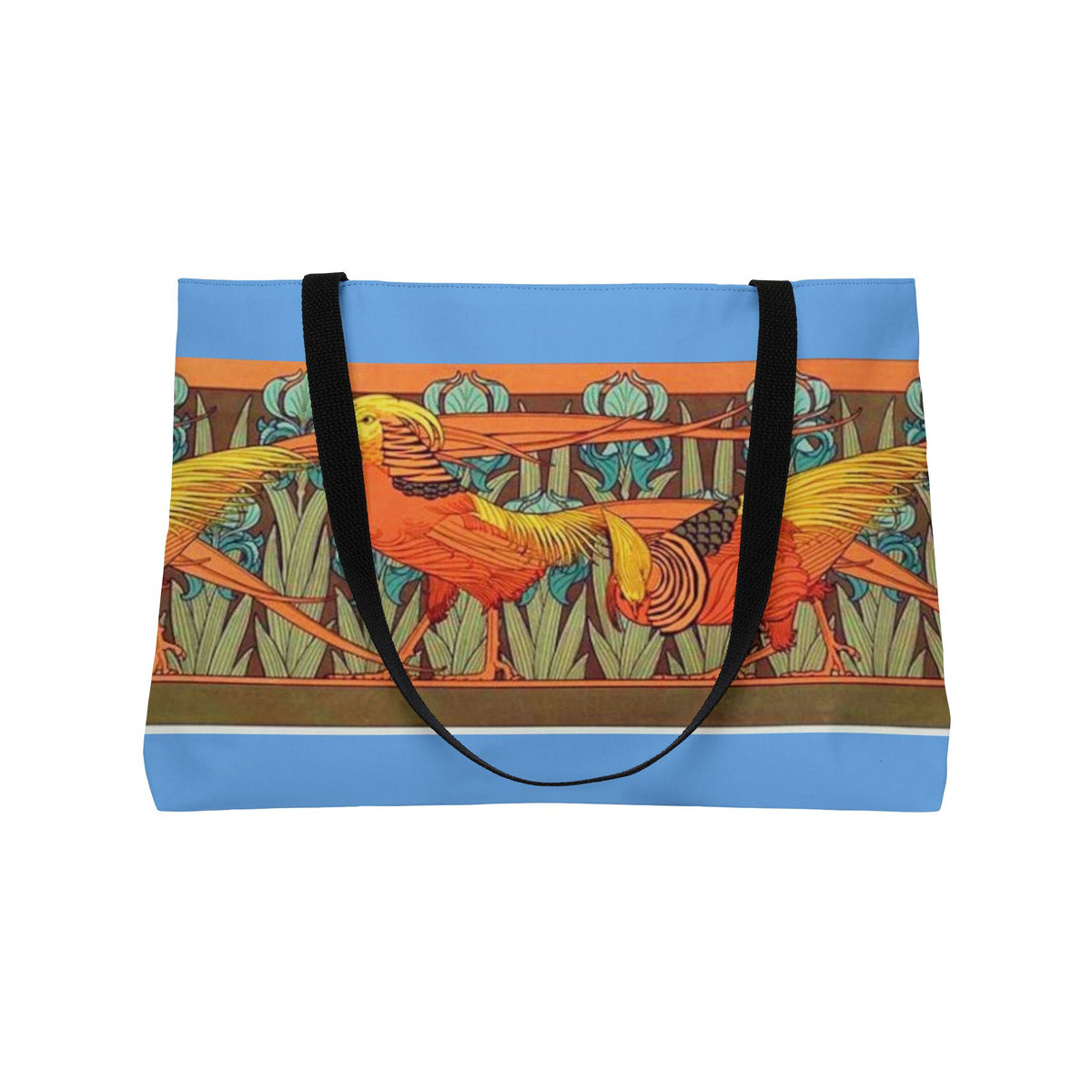 Weekender Tote Bag — Colorful Pheasants Travel Bag
