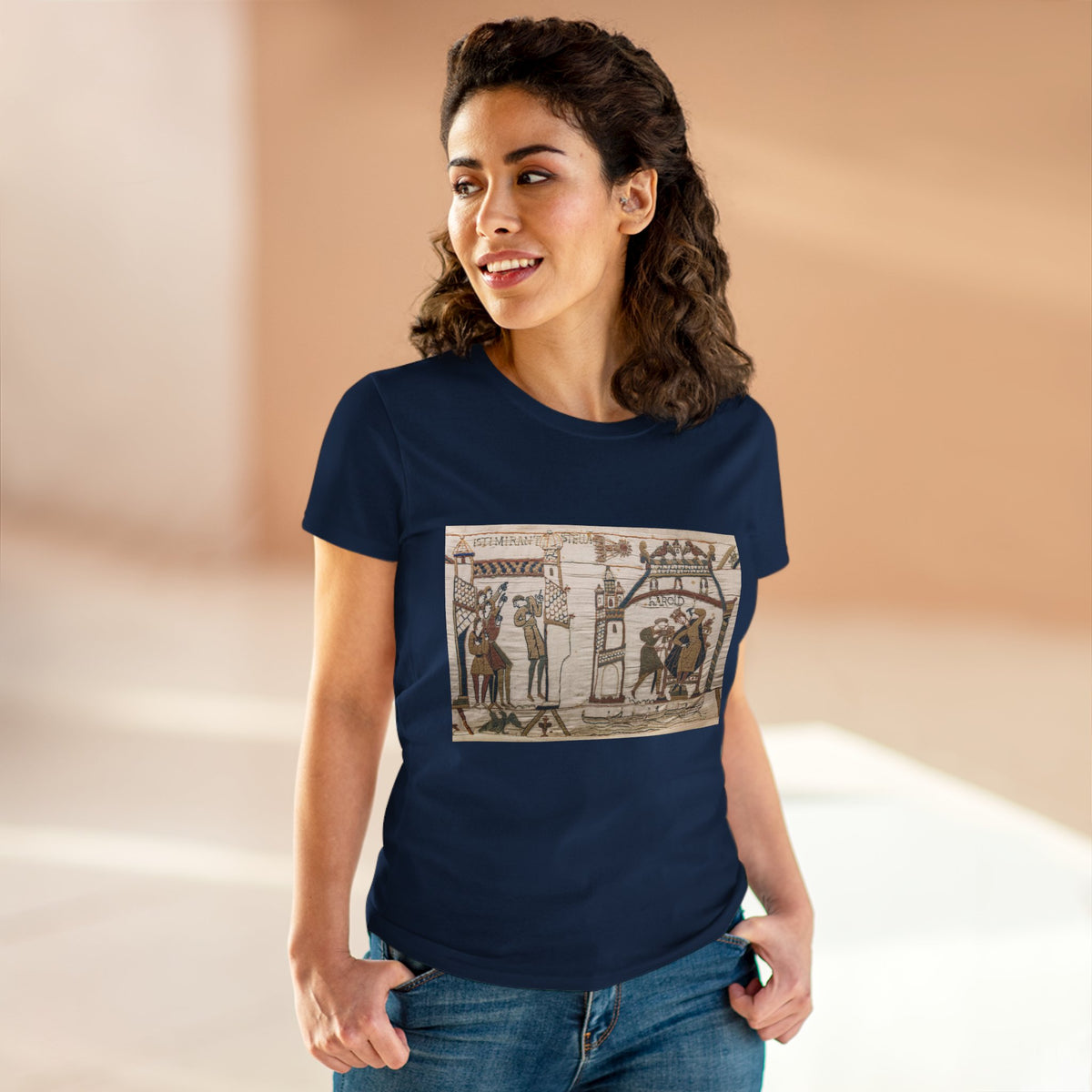 Vintage Bayeux Tapestry 32-33 Comet Halley Harold T-Shirt