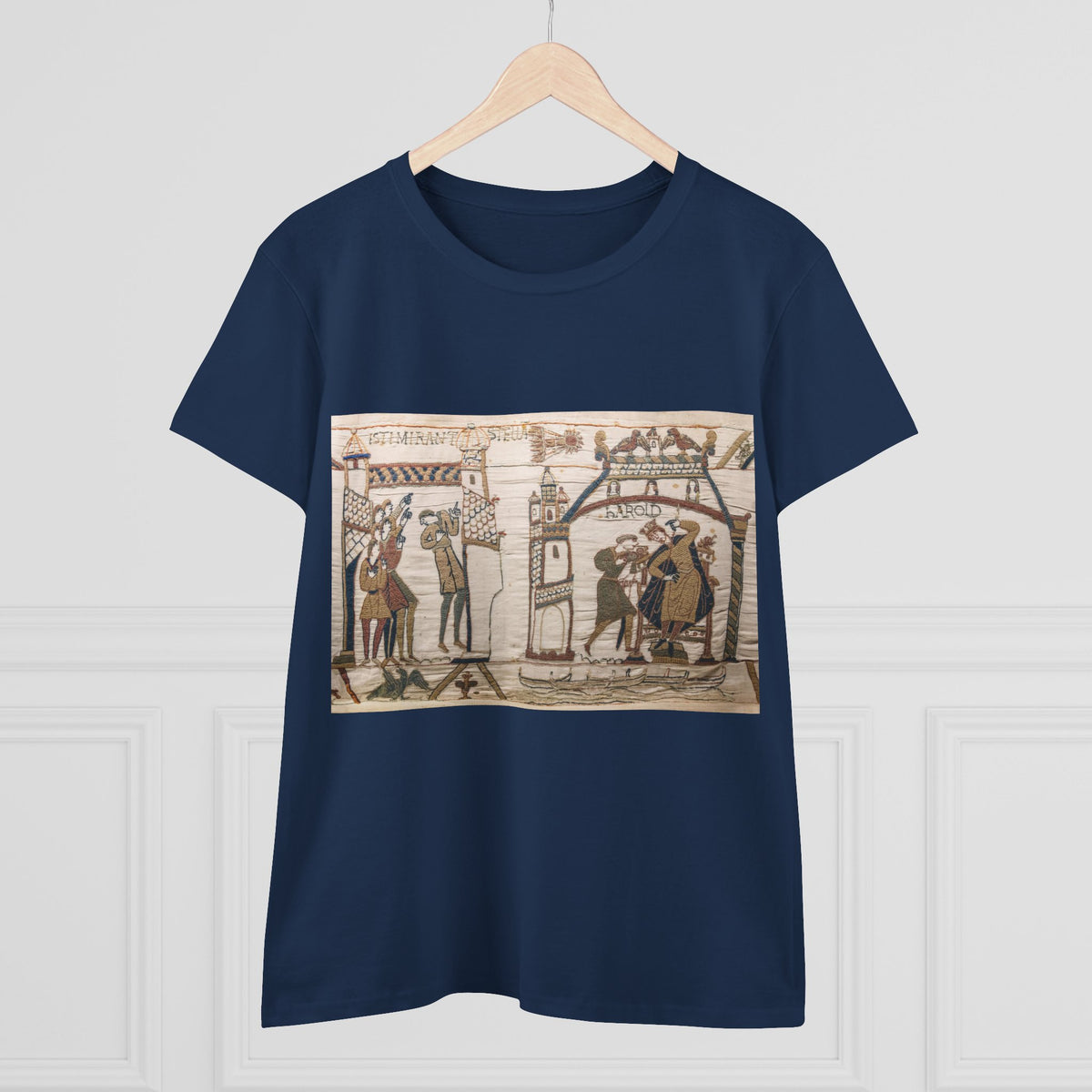 Vintage Bayeux Tapestry 32-33 Comet Halley Harold T-Shirt