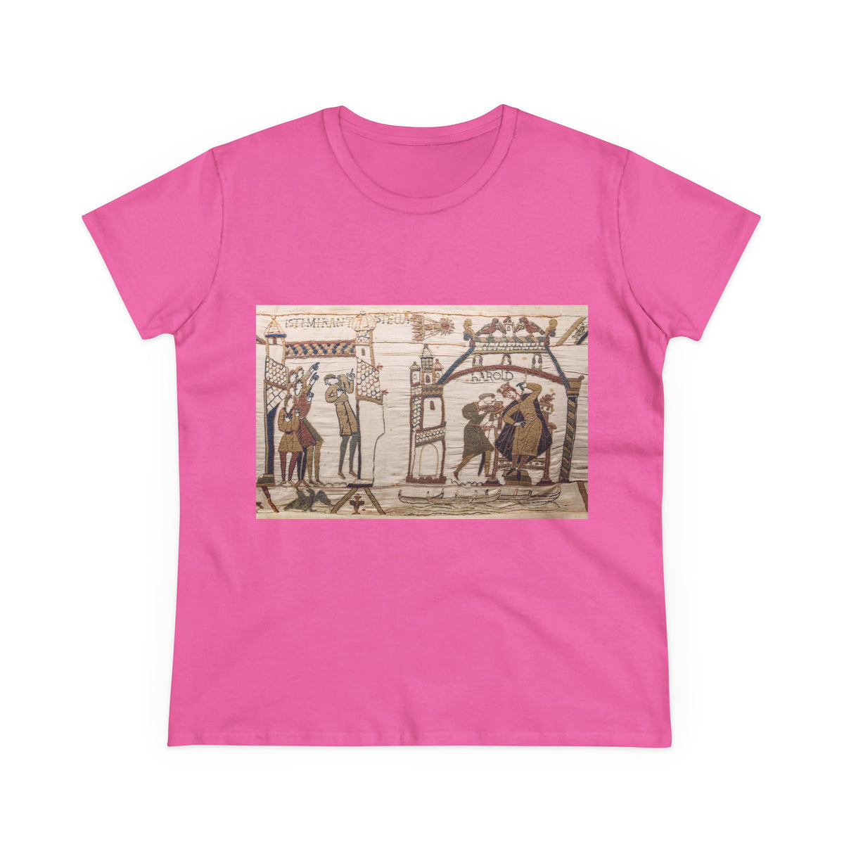 Vintage Bayeux Tapestry 32-33 Comet Halley Harold T-Shirt