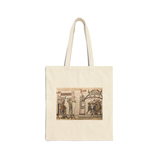 Vintage Halley’s Comet 1066 Tote | Medieval Bayeux Tapestry Illustration