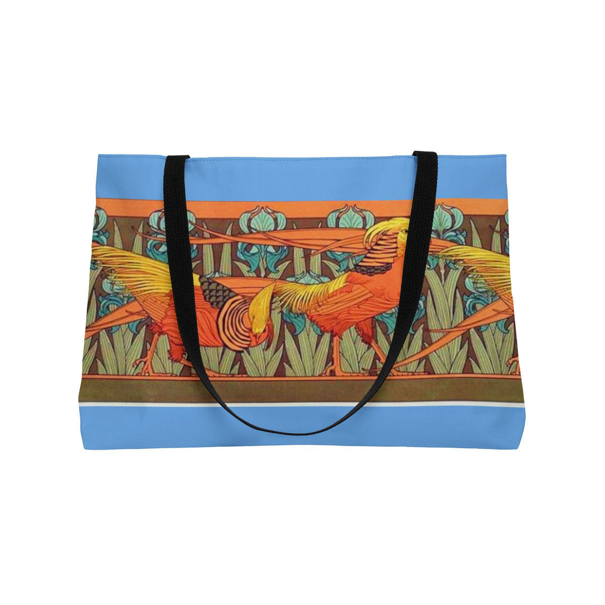 Weekender Tote Bag — Colorful Pheasants Travel Bag