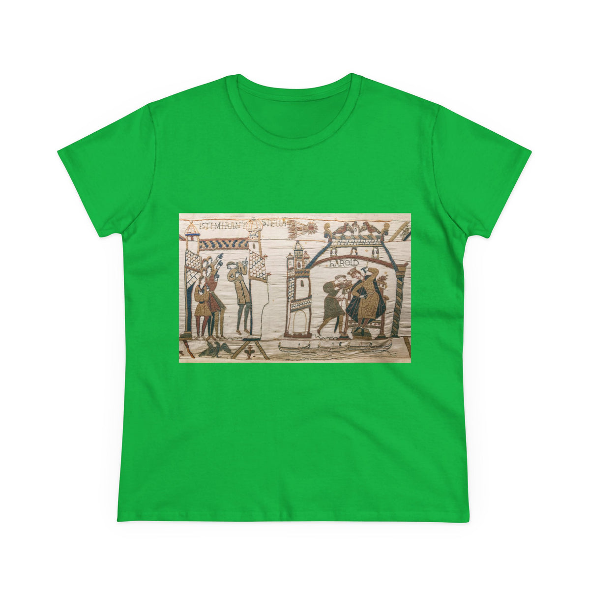 Vintage Bayeux Tapestry 32-33 Comet Halley Harold T-Shirt