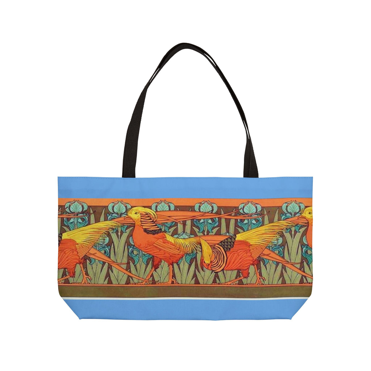Weekender Tote Bag — Colorful Pheasants Travel Bag