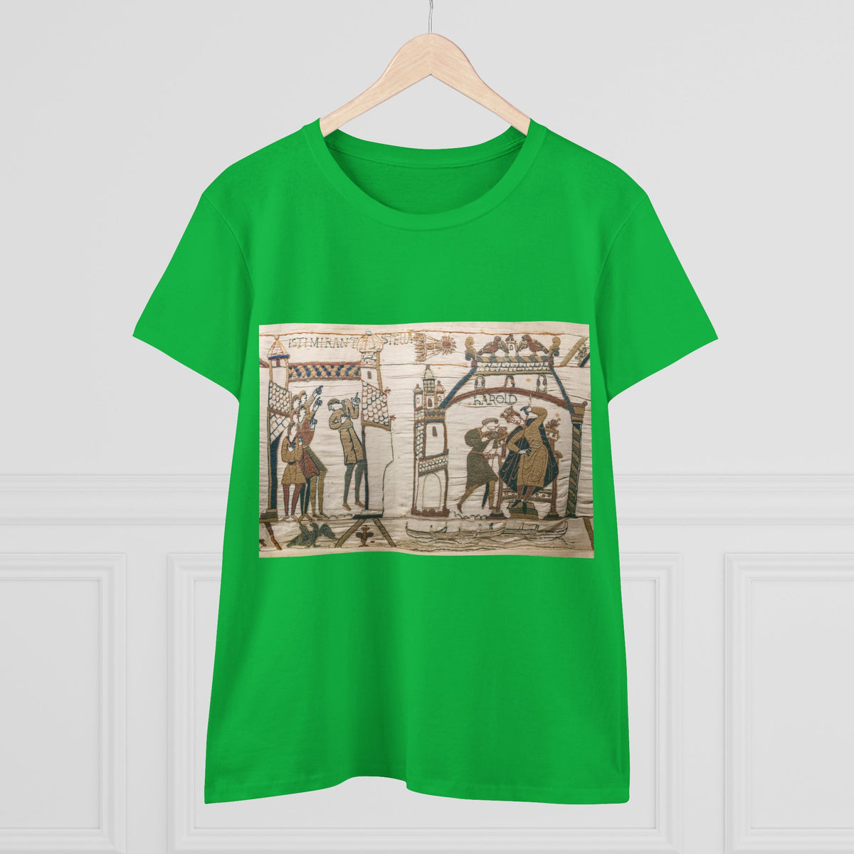 Vintage Bayeux Tapestry 32-33 Comet Halley Harold T-Shirt