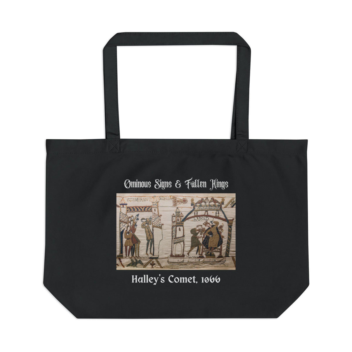 Vintage Hailey's Comet 1066 Illustration Tote | Historical Astronomical Art