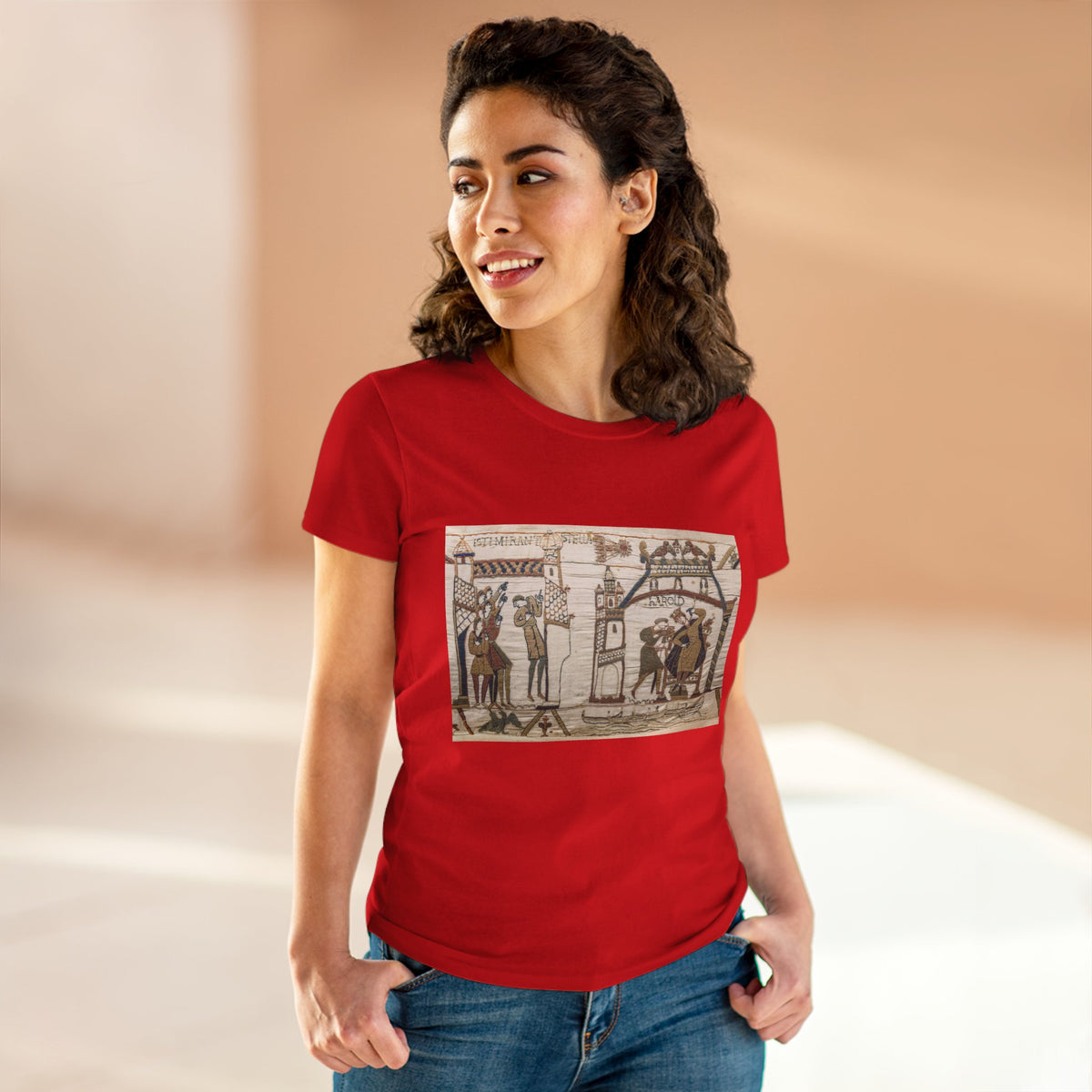 Vintage Bayeux Tapestry 32-33 Comet Halley Harold T-Shirt