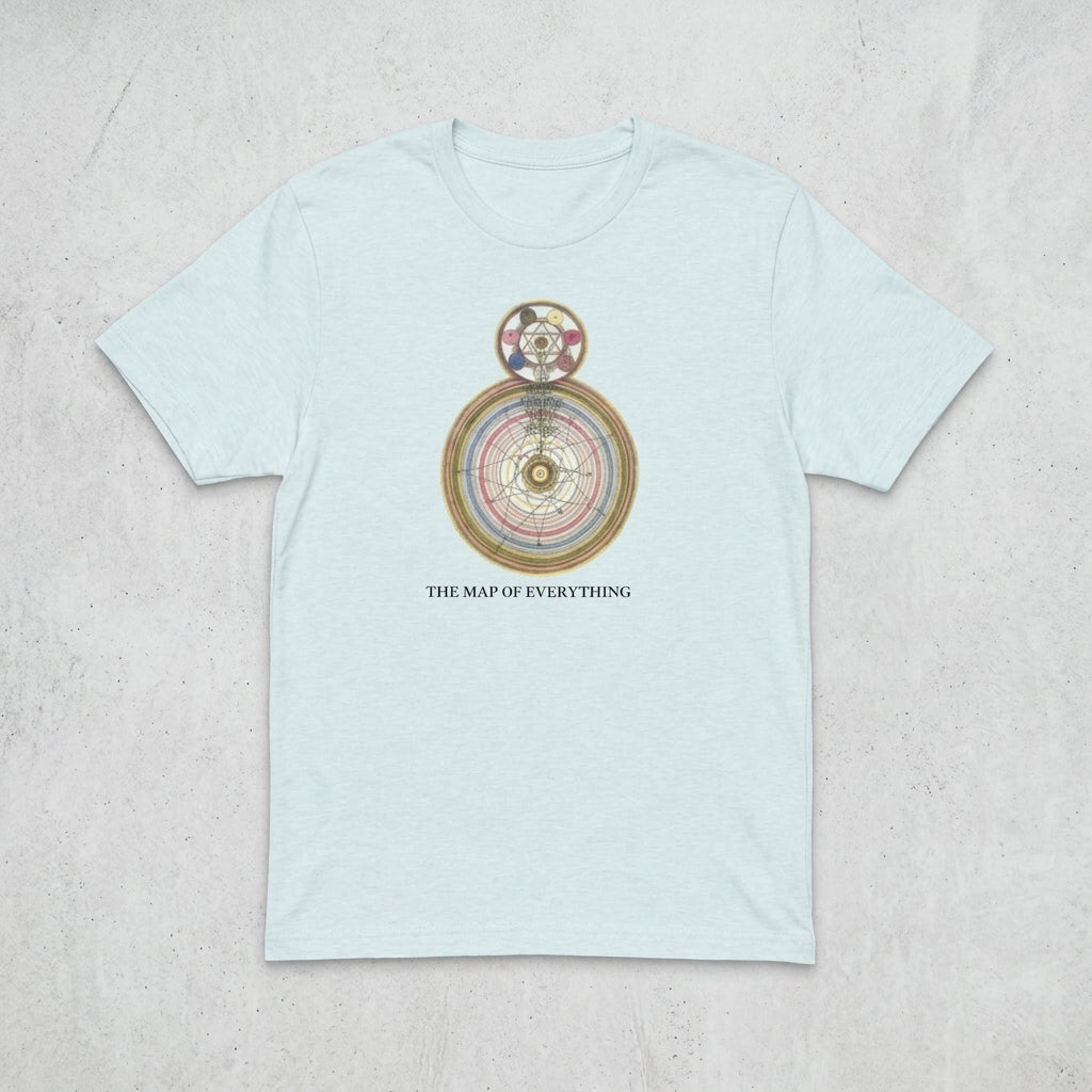 The Universal Map – 1719 Alchemical & Theosophical Geometry Tee