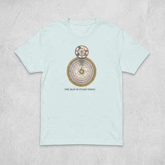 The Universal Map – 1719 Alchemical & Theosophical Geometry Tee