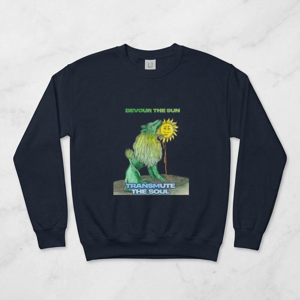 Devour the Sun – Transmute the Soul | Alchemical Sweatshirt
